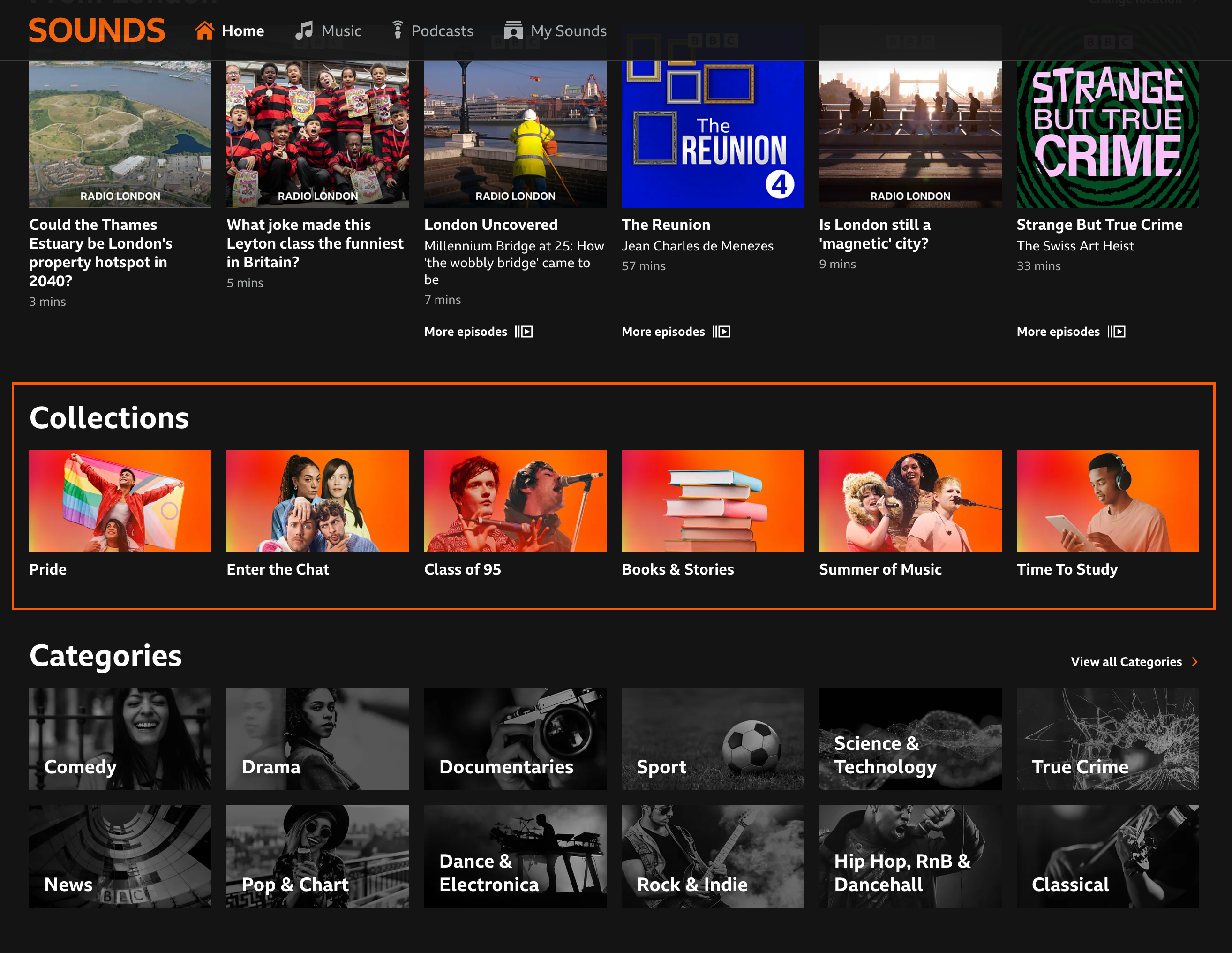 BBC Sounds Collections